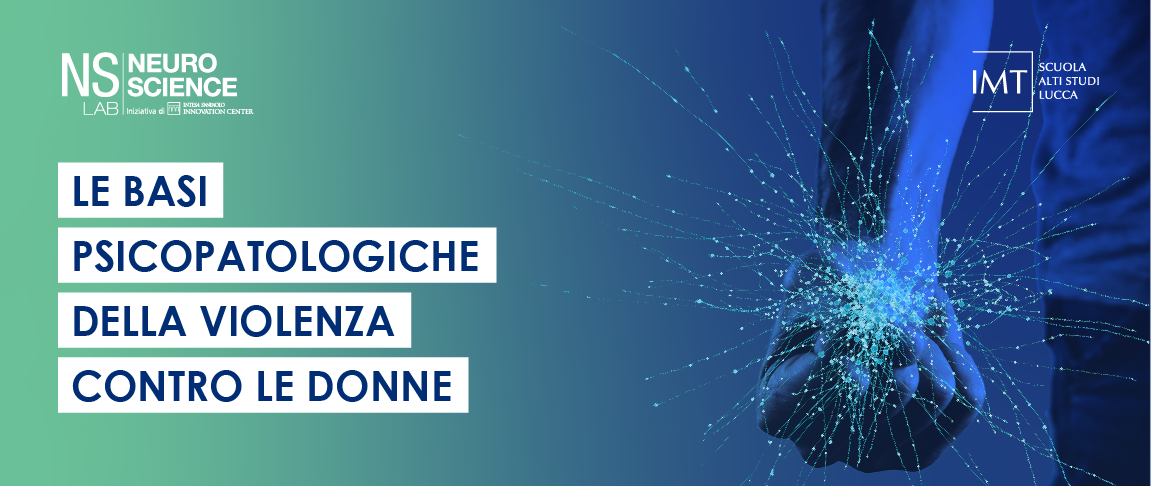 Locandina del seminario di neuroscienze di intesa sanpaolo innovation center dedicato al tema della violenza sulle donne