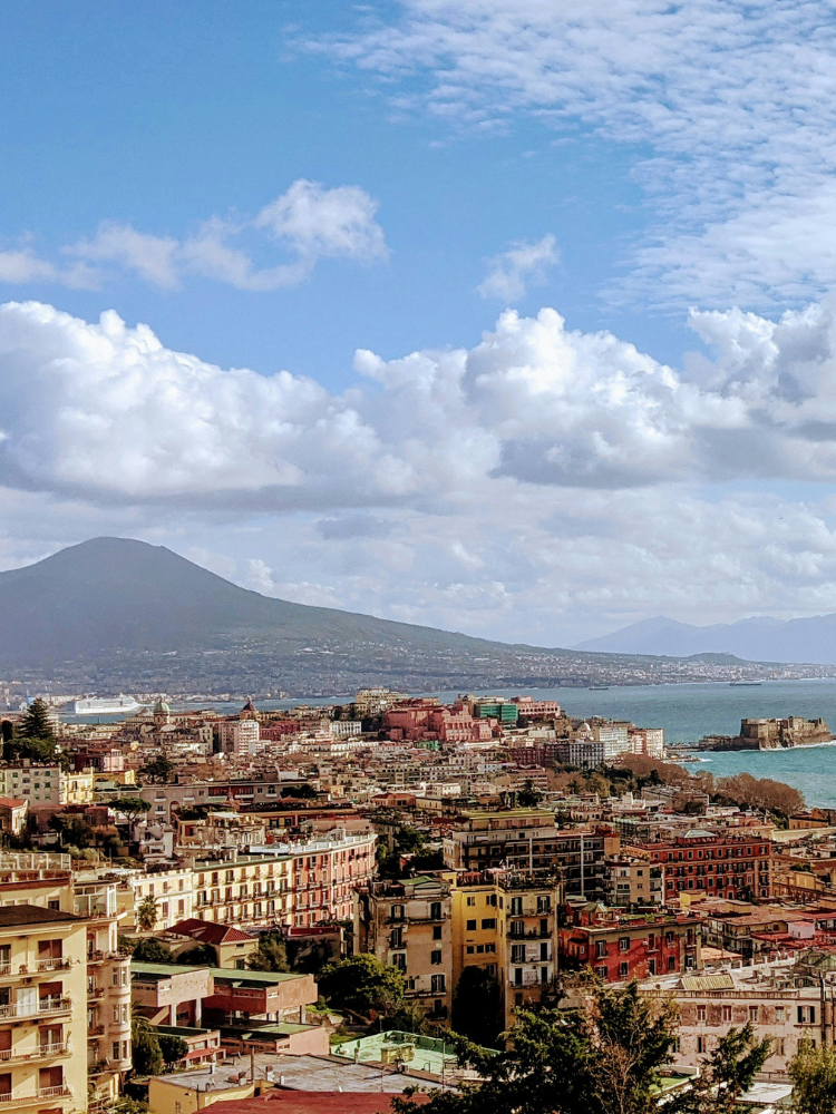 Vista su Napoli