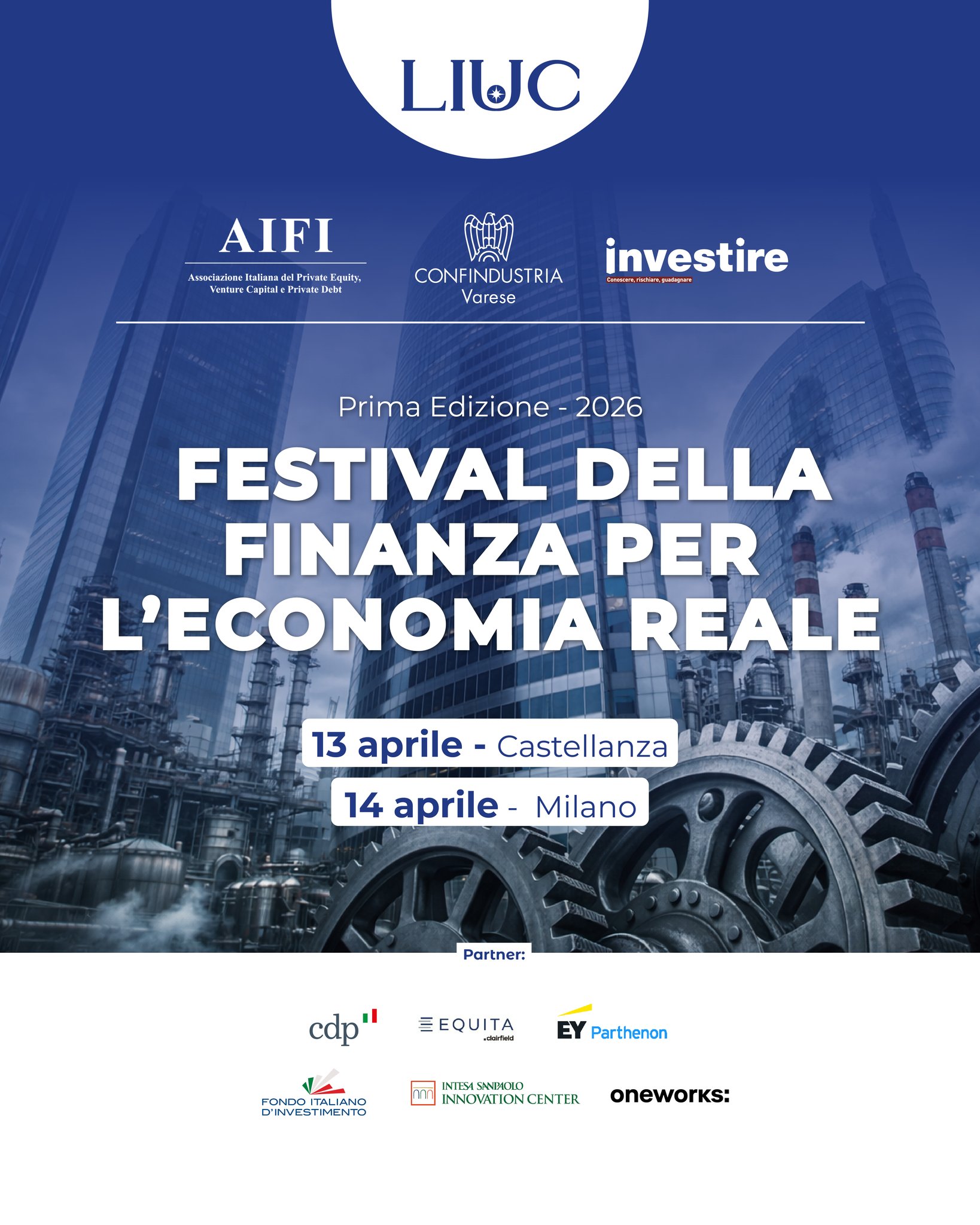 Locandina evento festival della Finanza per l'economia reale