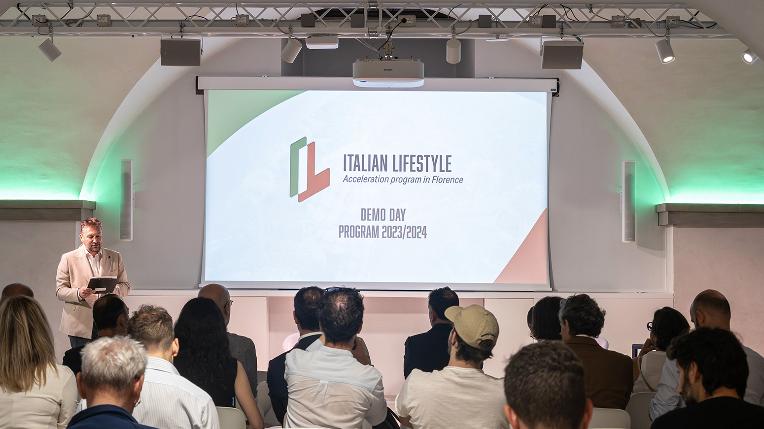 foto del demoday di Italian Lifestyle