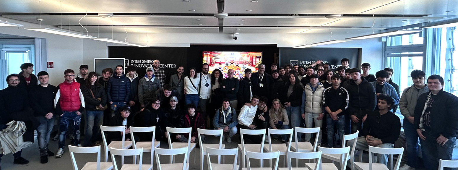 Studenti in visita al 31° piano di Intesa Sanpaolo Innovation Center