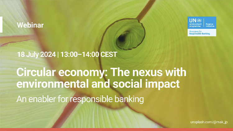 Visual del webinar Circular Economy & Climate