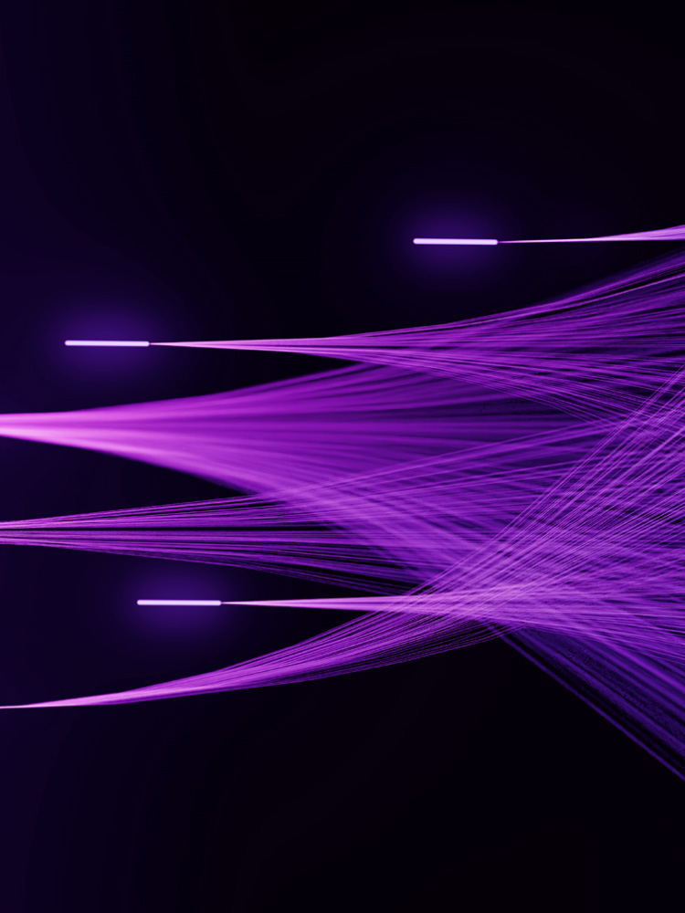 flussi viola di interazione ai