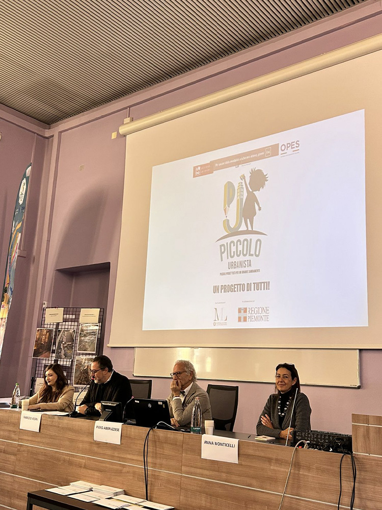 Foto della presentazione del progetto "Il piccolo urbanista"