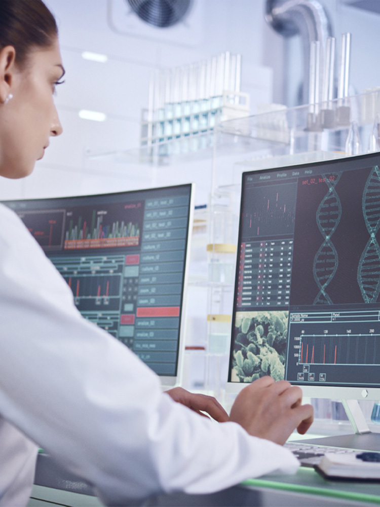 Laboratorio per il sequenziamento del genoma