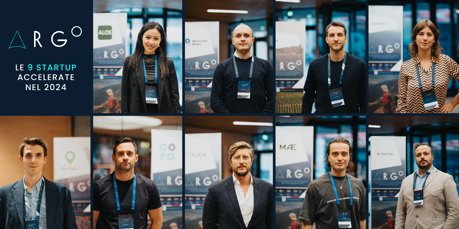 Le nove startup accelerate di Argo 2024