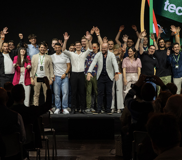 Immagine dei partecipanti del Techstars Demo Day 2025