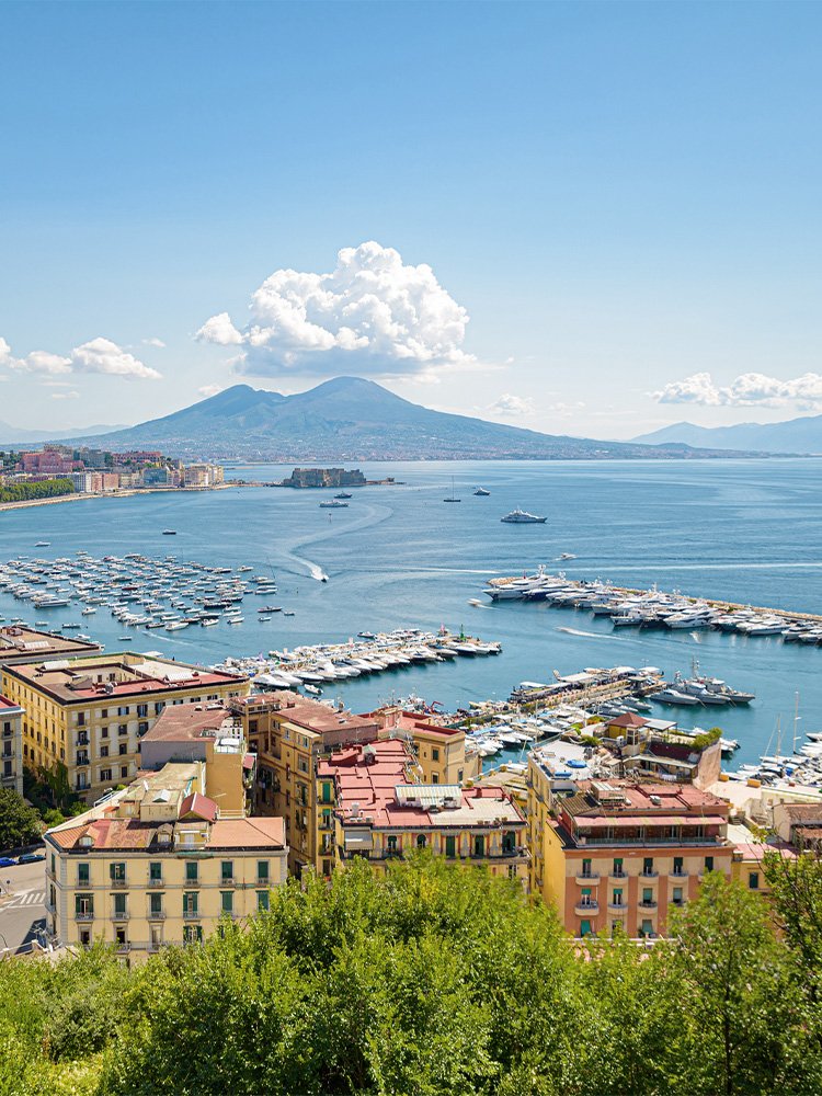 Vista su Napoli