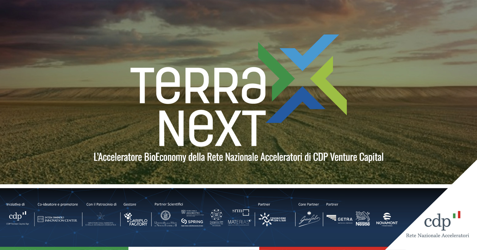 banner della call Terra Next scale up program